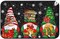Christmas Doormat Absorbent Christmas Rug Soft Christmas Bath Mat Christmas Bath Decor Holiday Non Slip Floor Small Carpet Washable Bathroom Rugs, 32 x 20 Inch (Gnome)